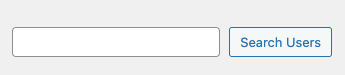 A screenshot of the 'Search users' option in the top right of the users window.
