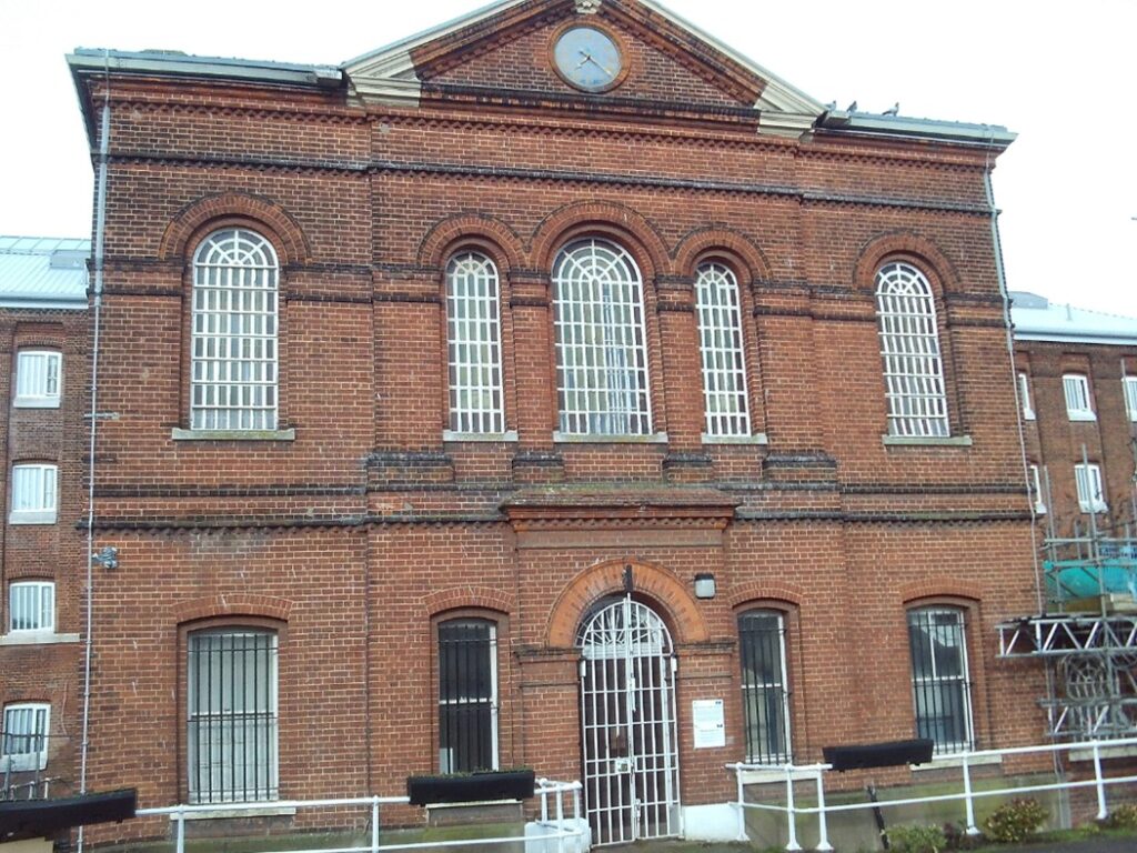 Photograph of the exterior of HMP & YOI Norwich.