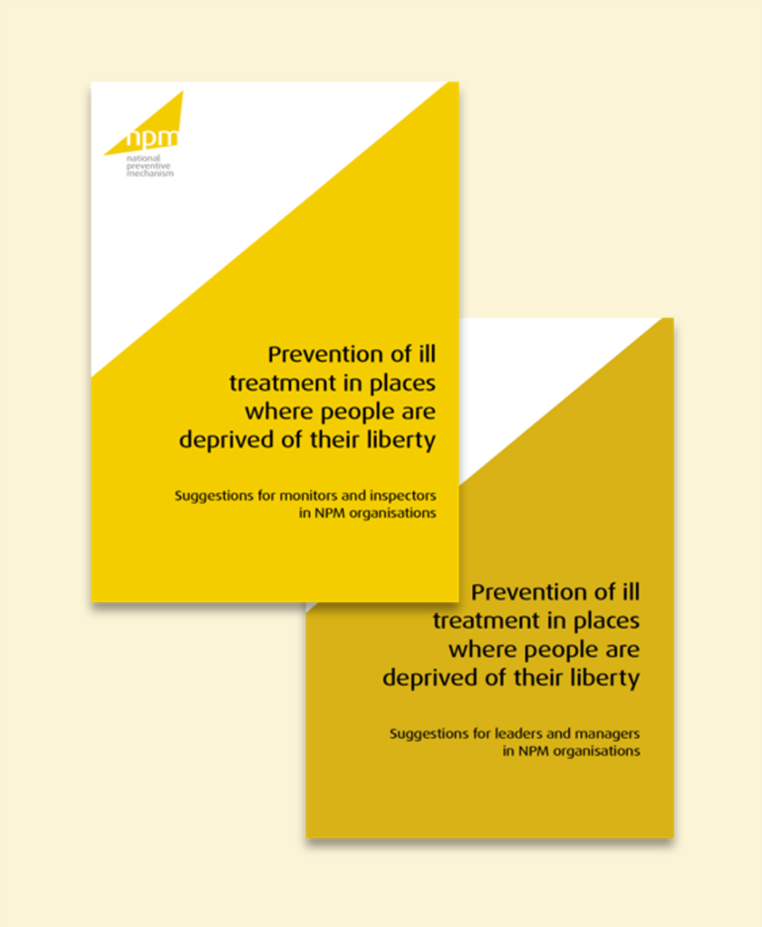 Image of the title pages of the two new preventive guidance documents.