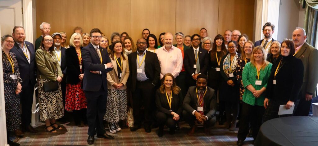 Photo of approximately 30 delegates at the UK NPM Annual Conference 2024