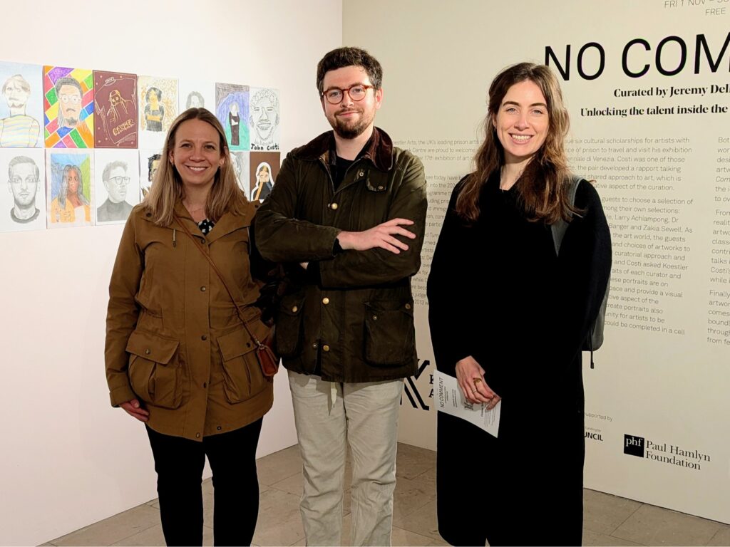 NPM central team at an art exhibition
