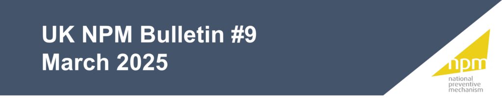 Banner saying "UK NPM Bulletin March 2025"