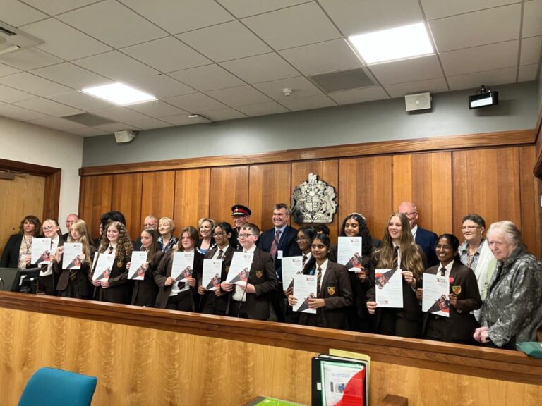 Mock trial attendees