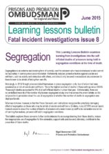 PPO Learning Lessons bulletin Segregation