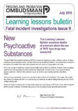 PPO learning lessons NPS New Psychoactive Substances