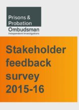 PPO Stakeholder feedback survey 2015-16