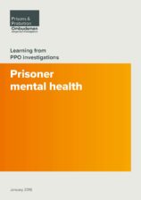 PPO Learning Lessons prisoner mental health