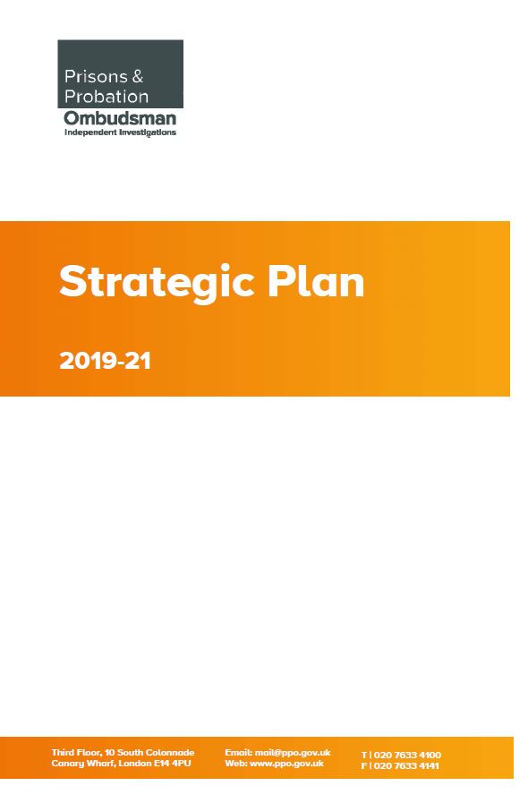 Prisons and Probation Ombudsman, Strategic Plan