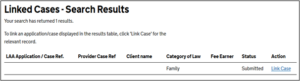 Linking Family Cases – Legal Aid Learning