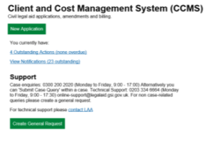 CCMS provider: actions, notifications and documents – Managing ...
