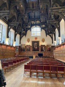 A hall in one of the four inns of court