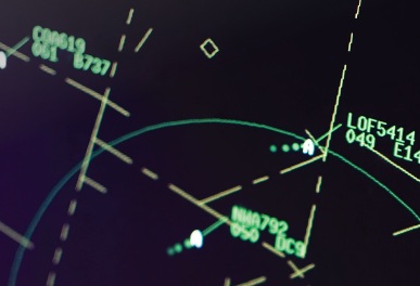 image of air traffic control screen