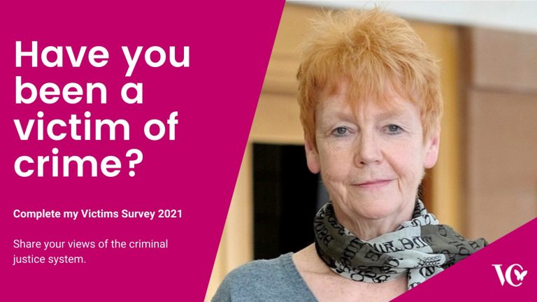 Have you been a victim of crime? Complete my Victims' Survey 2021. Share your views of the criminal justice system.